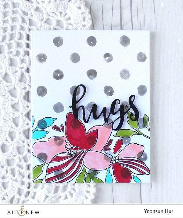 Photocentric Clear Stamps Sketchy Floral Stamp Set