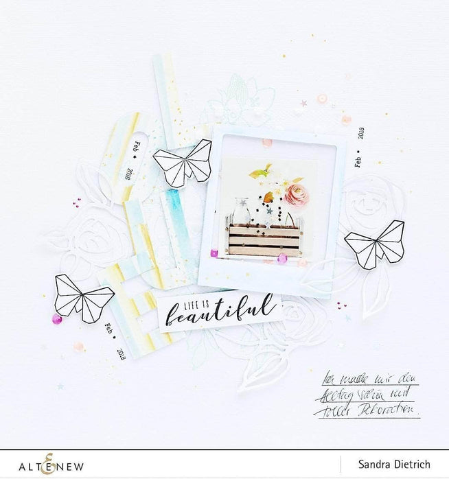 Photocentric Clear Stamps Sketchy Floral Stamp Set