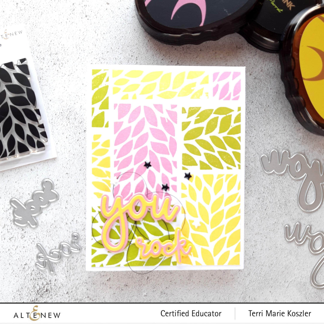 Photocentric Clear Stamps Solid Foliage Stamp Set