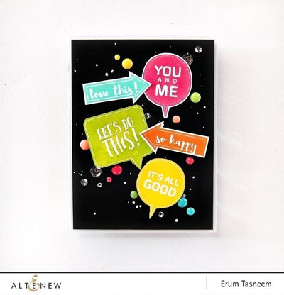 Photocentric Clear Stamps Speech Bubbles Stamp Set
