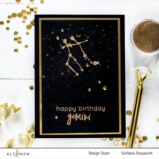 Photocentric Clear Stamps Splatter Constellations Stamp Set