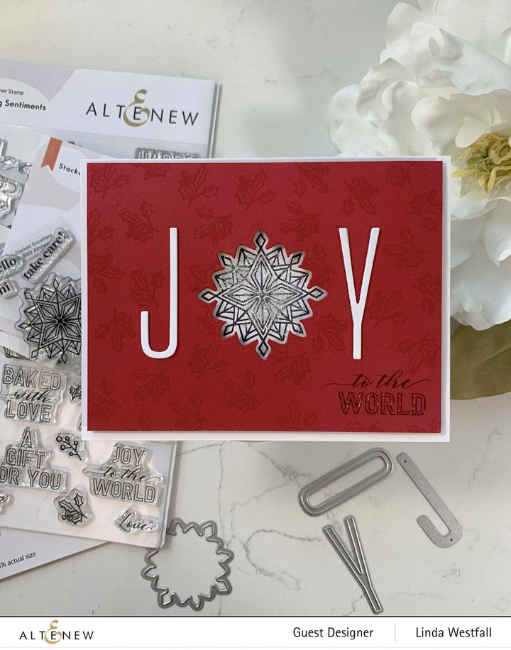 Photocentric Clear Stamps Stacked Snowflake Stamp Set