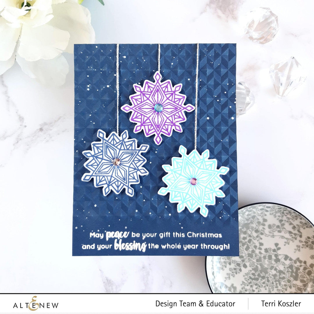 Photocentric Clear Stamps Stacked Snowflake Stamp Set