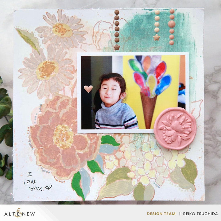 Stamp & Paint: One Happy Bouquet Stamp Set