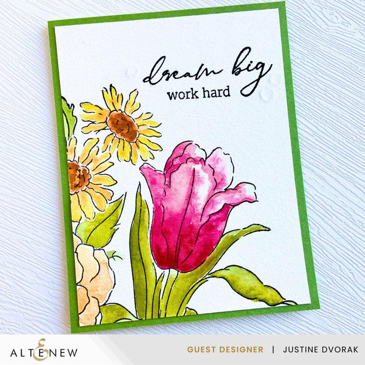 Stamp & Paint: One Happy Bouquet Stamp Set