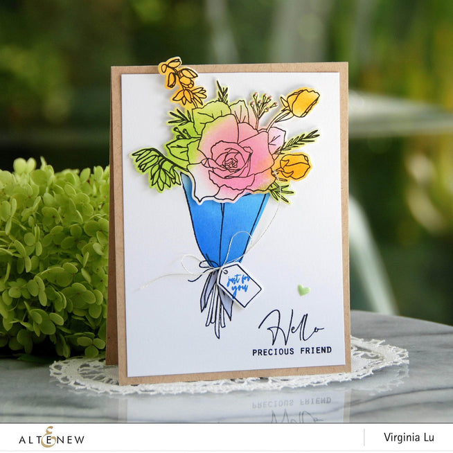 Photocentric Clear Stamps Stone Mosaic Stamp Set