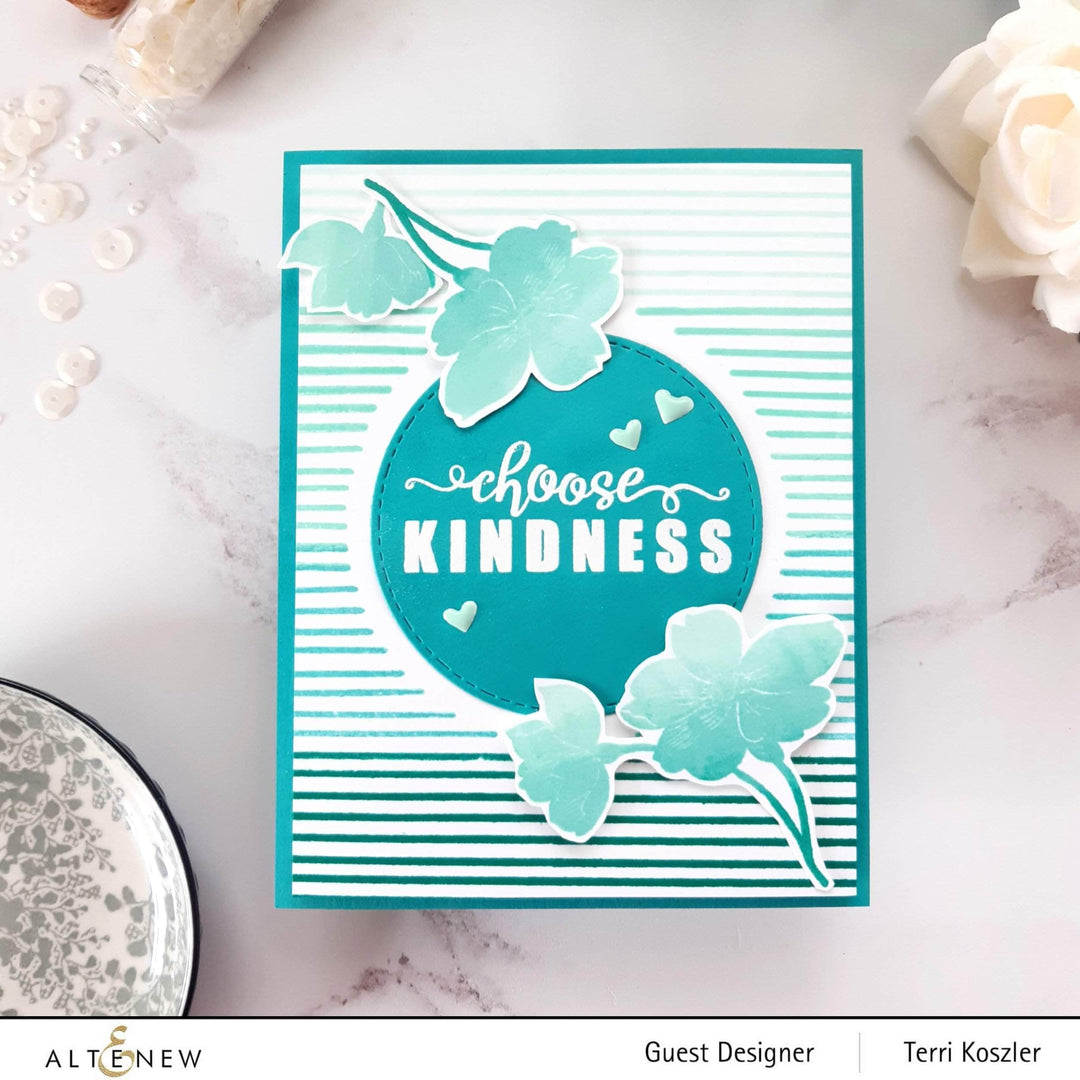 Photocentric Clear Stamps Striped Circle Stamp Set