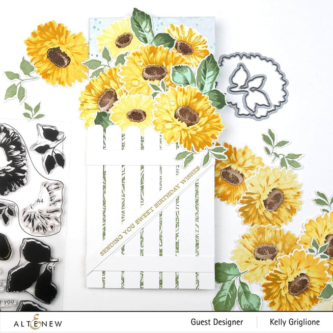 Photocentric Clear Stamps Sunflower Daisy Stamp Set