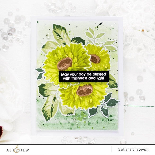 Photocentric Clear Stamps Sunflower Daisy Stamp Set