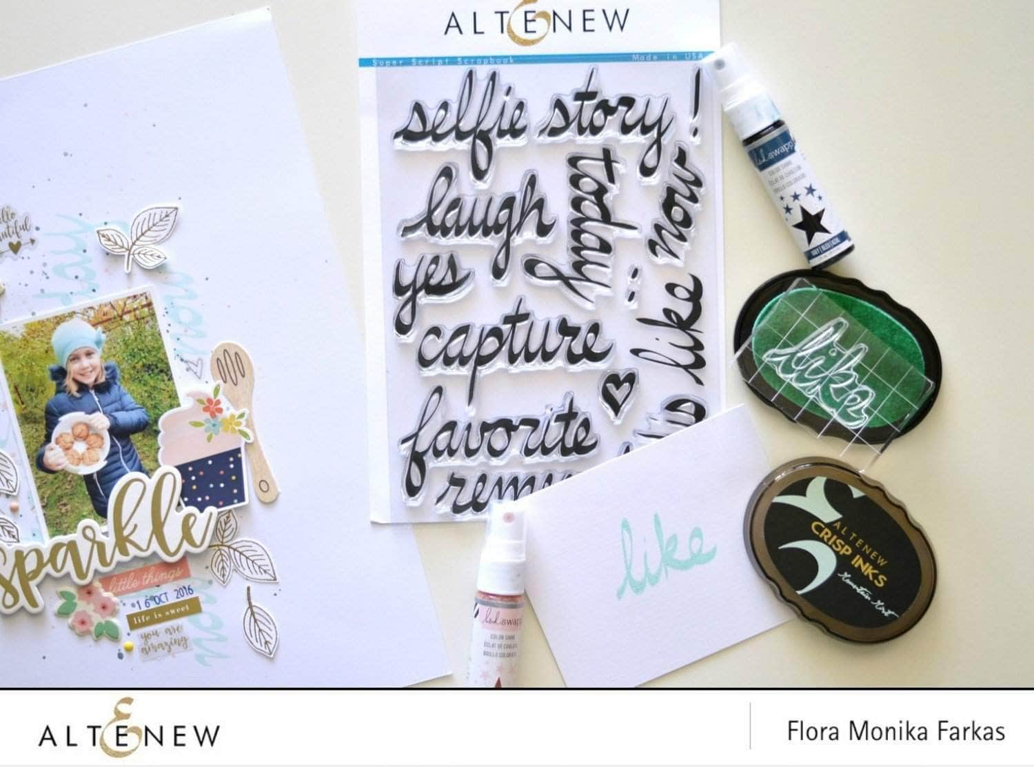 Super Script Scrapbook Stamp Set | Altenew