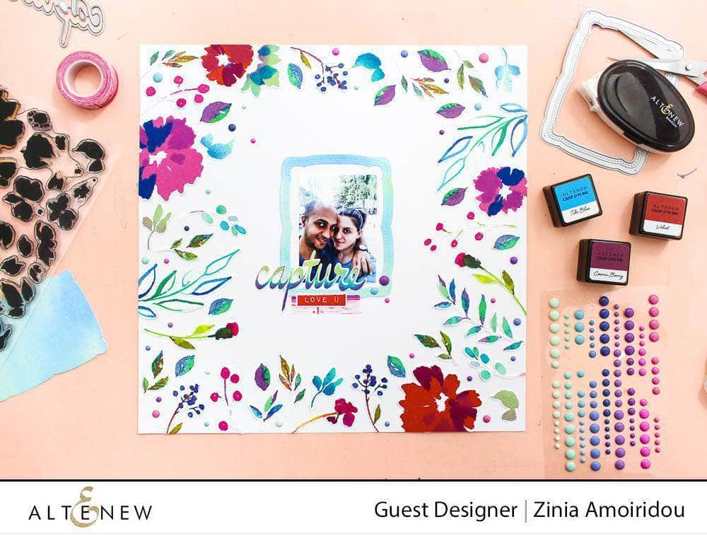 Photocentric Clear Stamps Super Script Scrapbook Stamp Set