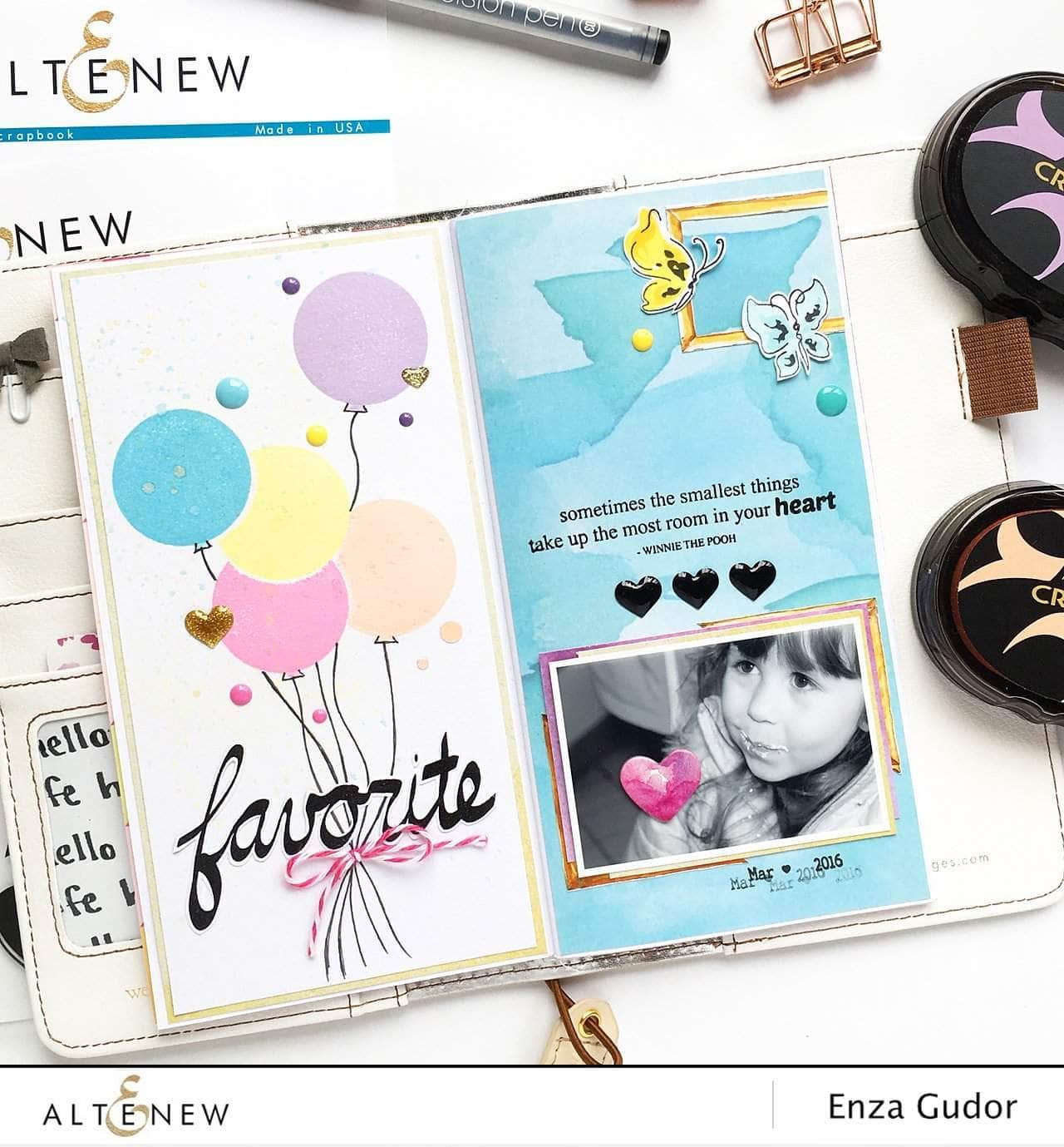 Super Script Scrapbook Stamp Set | Altenew