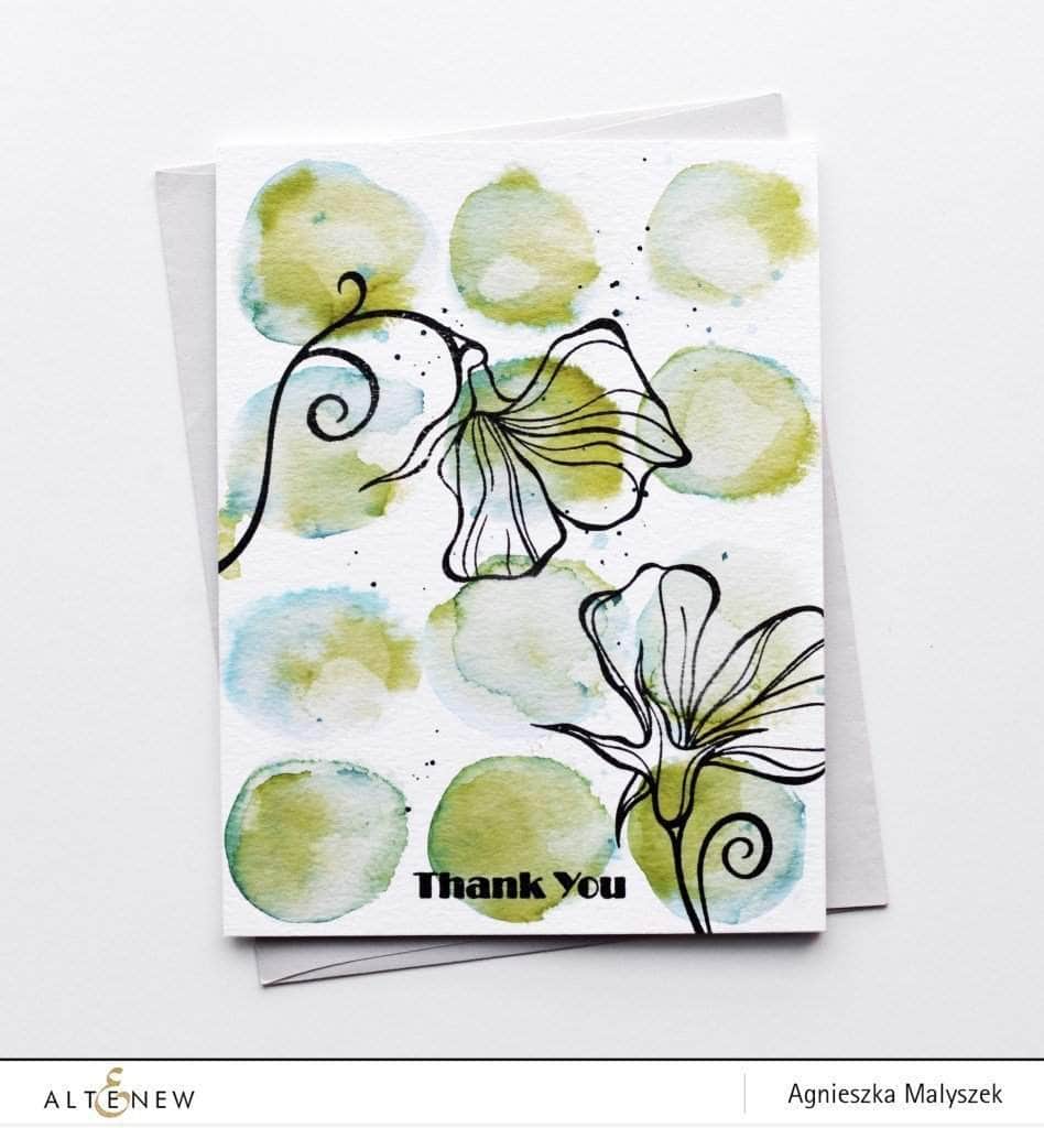 Photocentric Clear Stamps Sweetest Peas Stamp Set