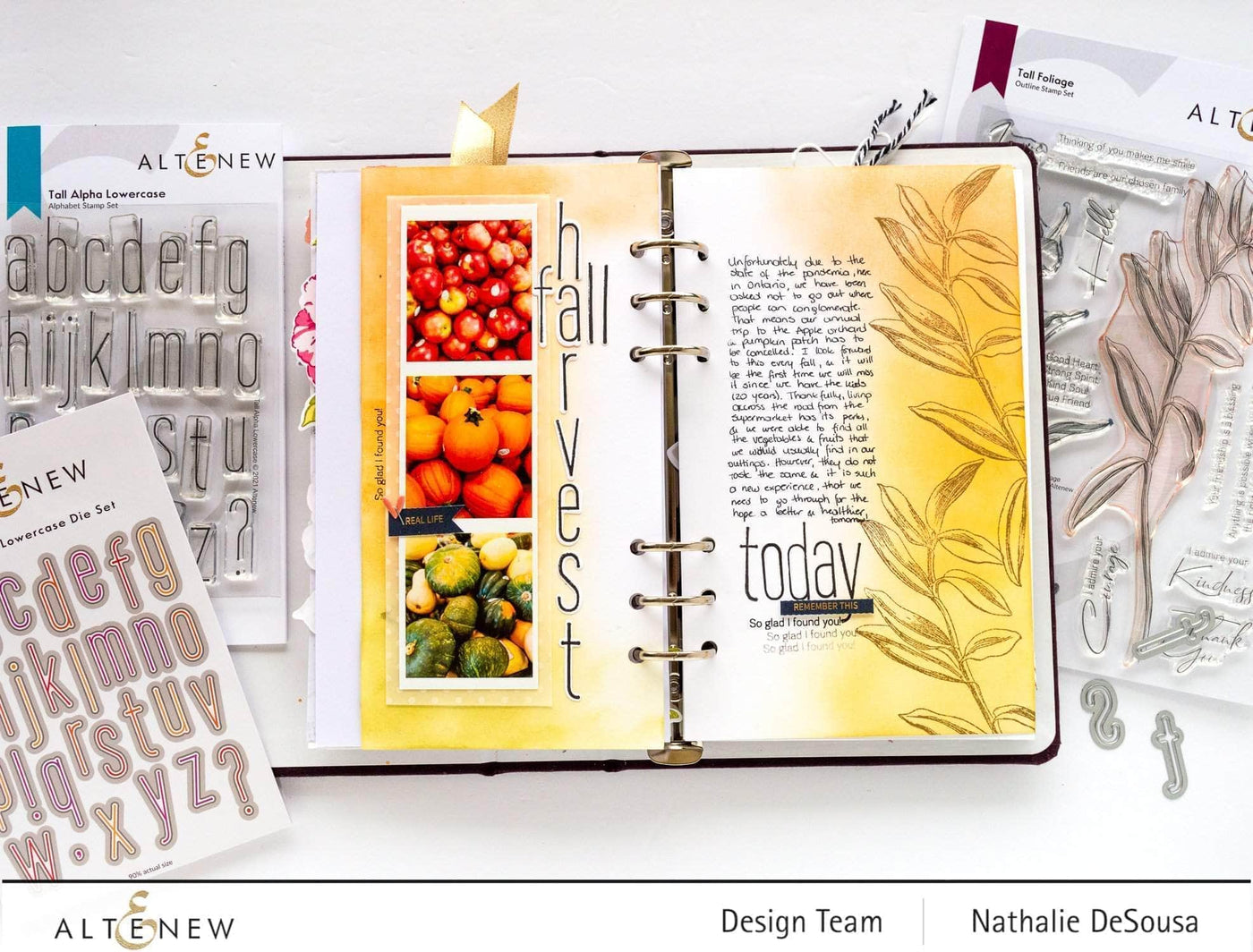 Photocentric Clear Stamps Tall Alpha Lowercase Stamp Set