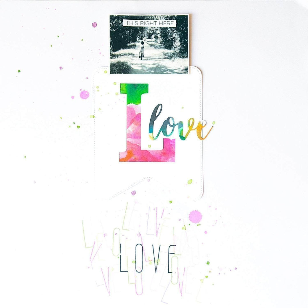 Photocentric Clear Stamps Tall Alpha Stamp Set