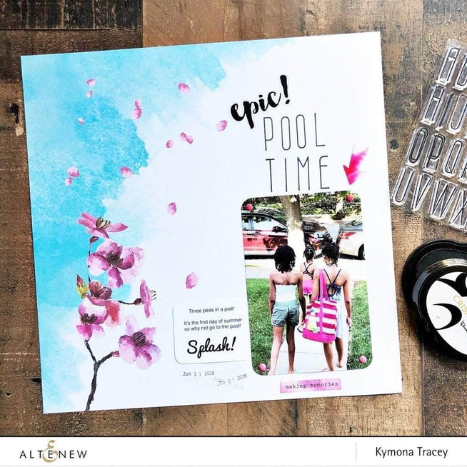Photocentric Clear Stamps Tall Alpha Stamp Set
