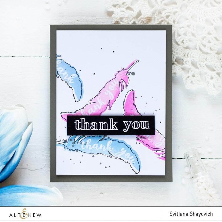 Photocentric Clear Stamps Thank You Builder Stamp Set