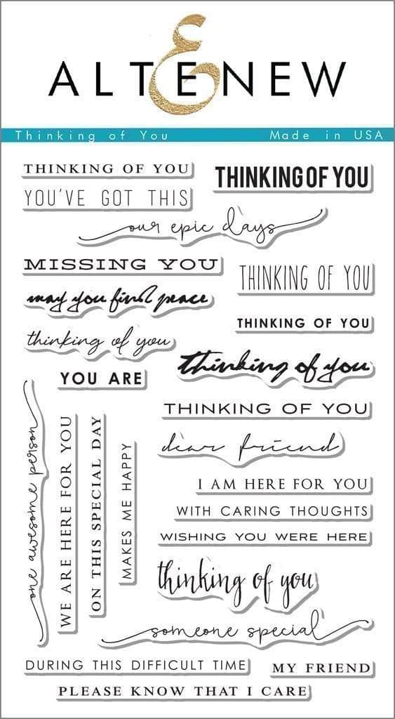 Photocentric Clear Stamps Thinking of You Stamp Set