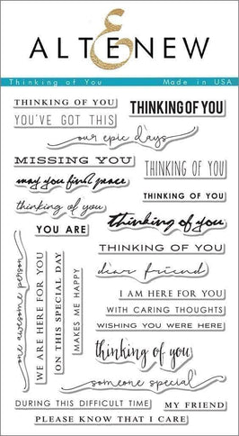 Photocentric Clear Stamps Thinking of You Stamp Set
