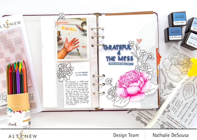 Photocentric Clear Stamps Tranquility Rose Stamp Set