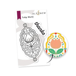 Tulip Motif Stamp Set