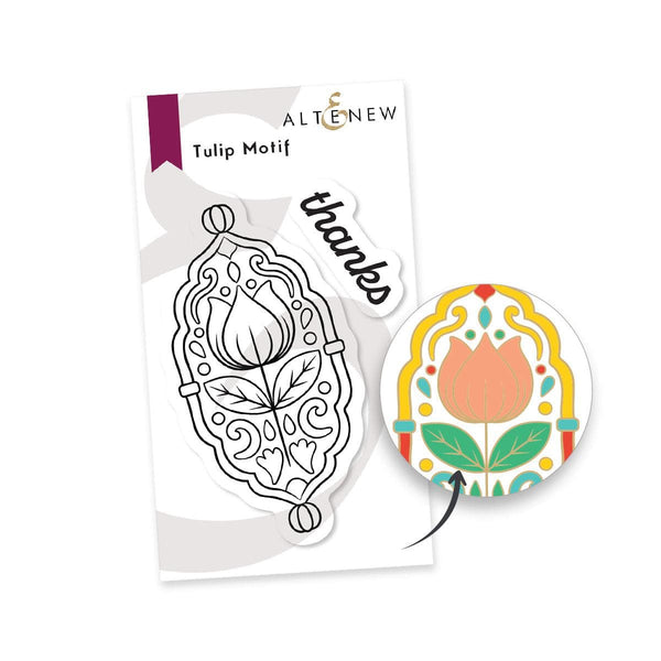 Tulip Motif Stamp Set