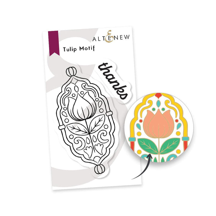 Tulip Motif Stamp Set