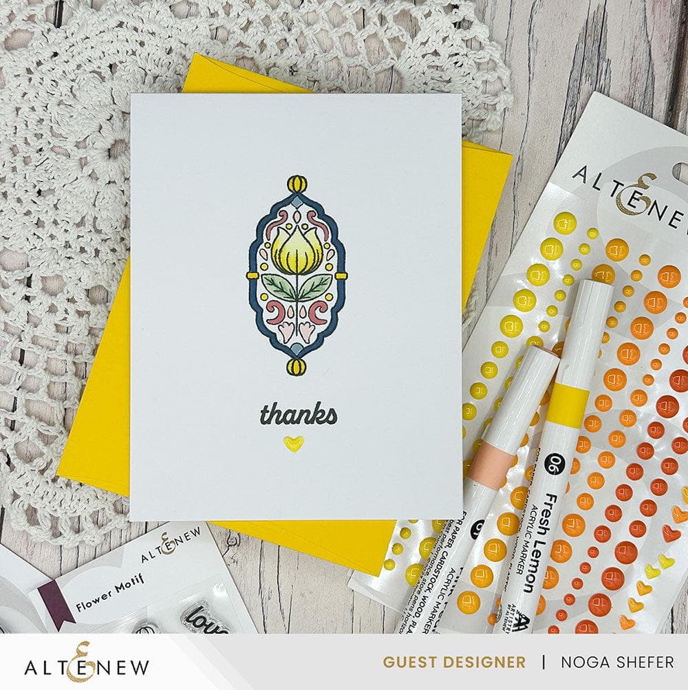 Tulip Motif Stamp Set