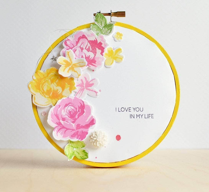 Photocentric Clear Stamps Vintage Flowers Stamp Set