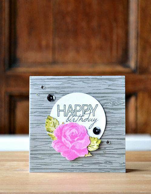 Photocentric Clear Stamps Vintage Flowers Stamp Set