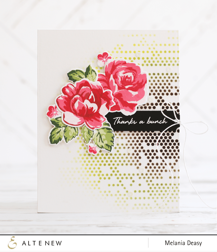 Photocentric Clear Stamps Vintage Flowers Stamp Set