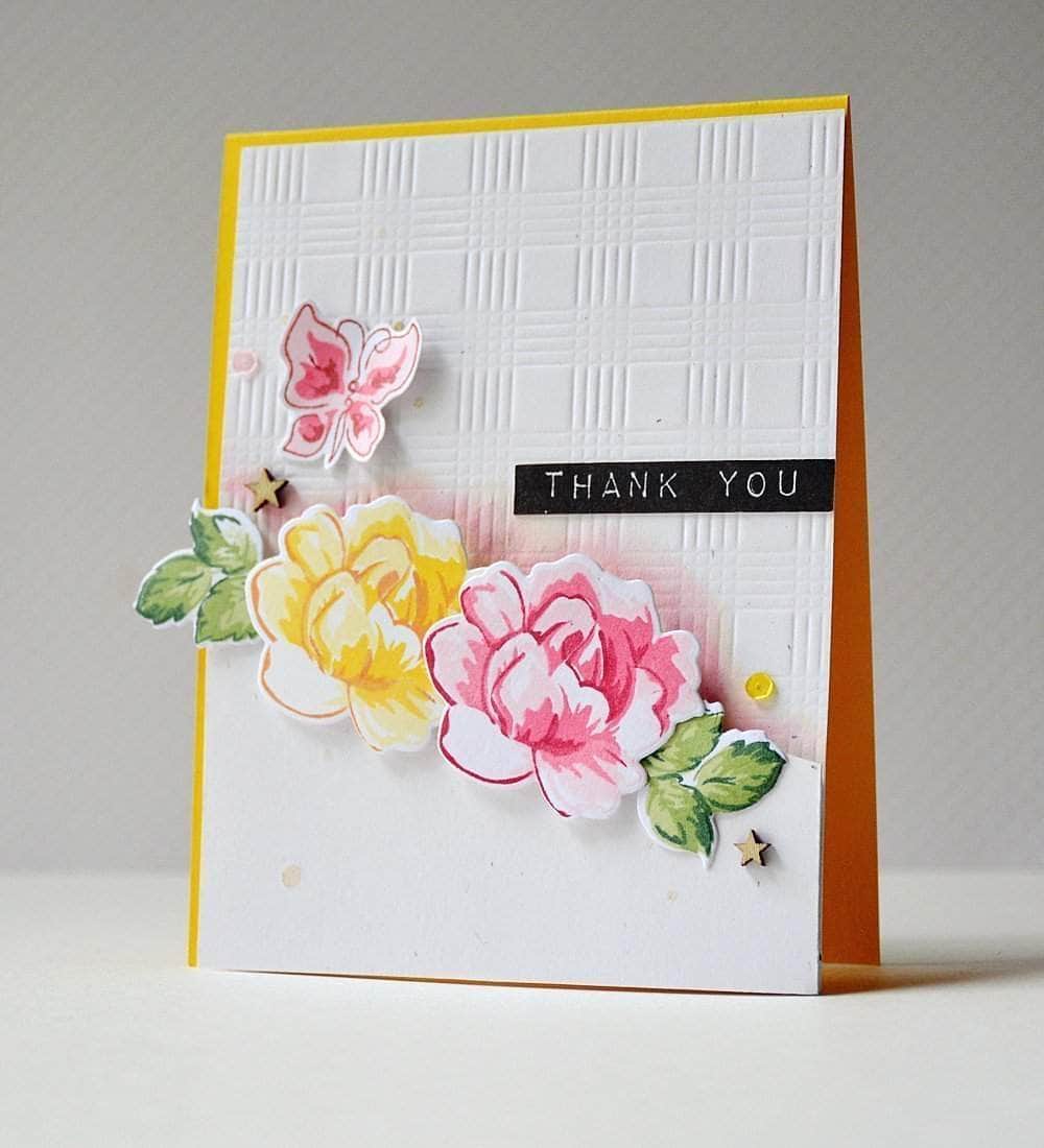Photocentric Clear Stamps Vintage Flowers Stamp Set