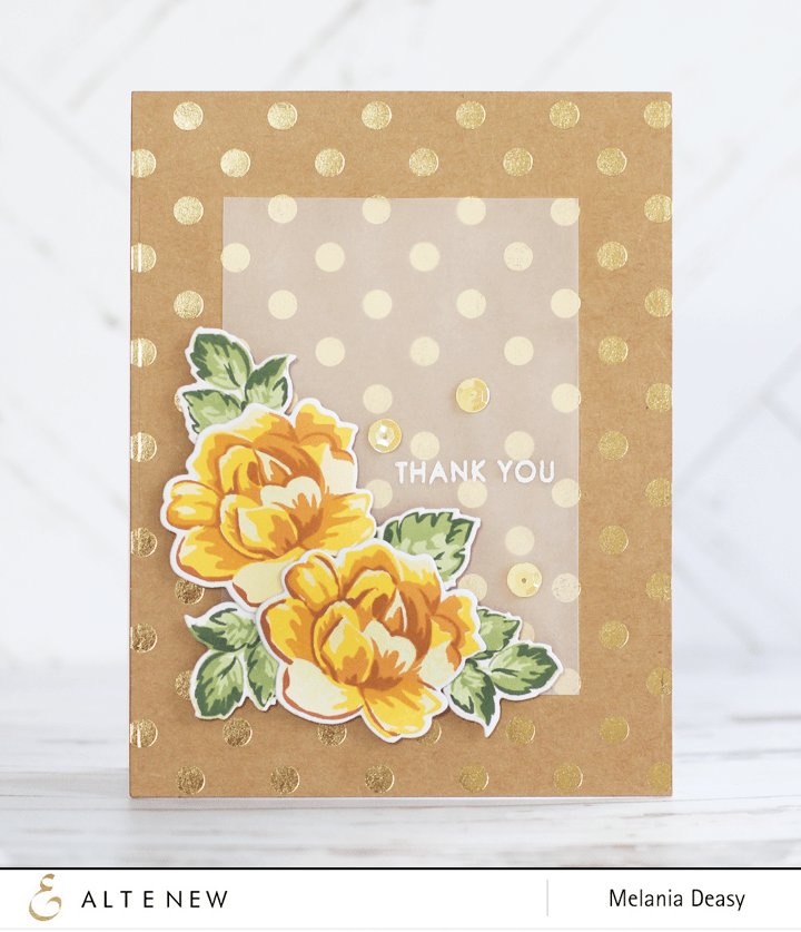 Photocentric Clear Stamps Vintage Flowers Stamp Set