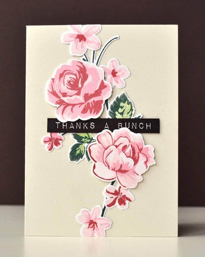Photocentric Clear Stamps Vintage Flowers Stamp Set