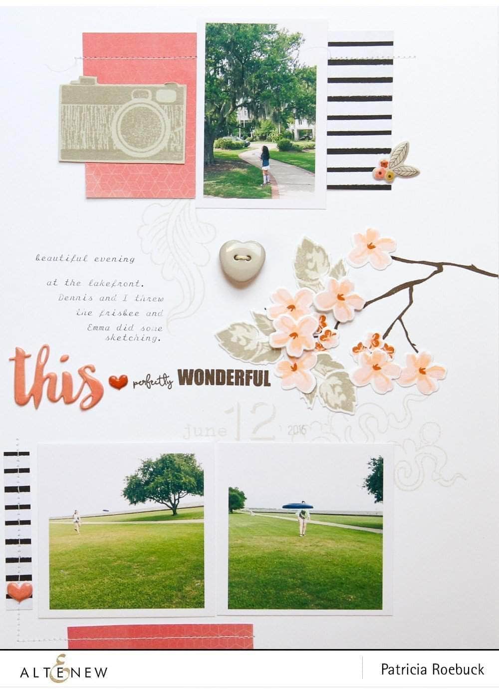 Photocentric Clear Stamps Vintage Flowers Stamp Set