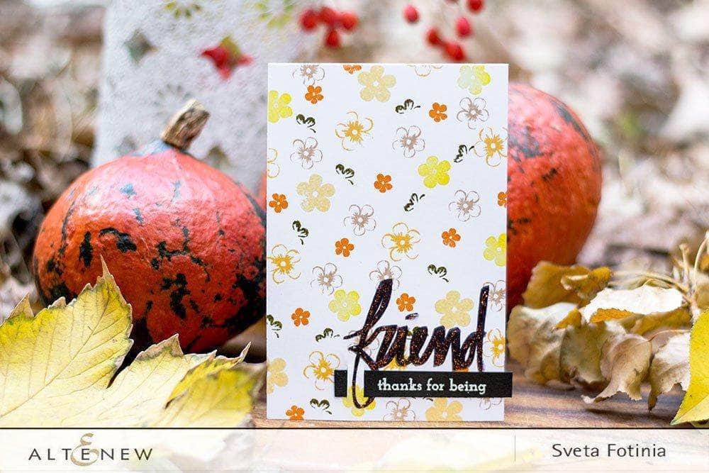 Photocentric Clear Stamps Vintage Flowers Stamp Set