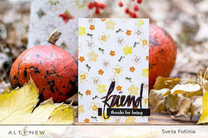 Photocentric Clear Stamps Vintage Flowers Stamp Set