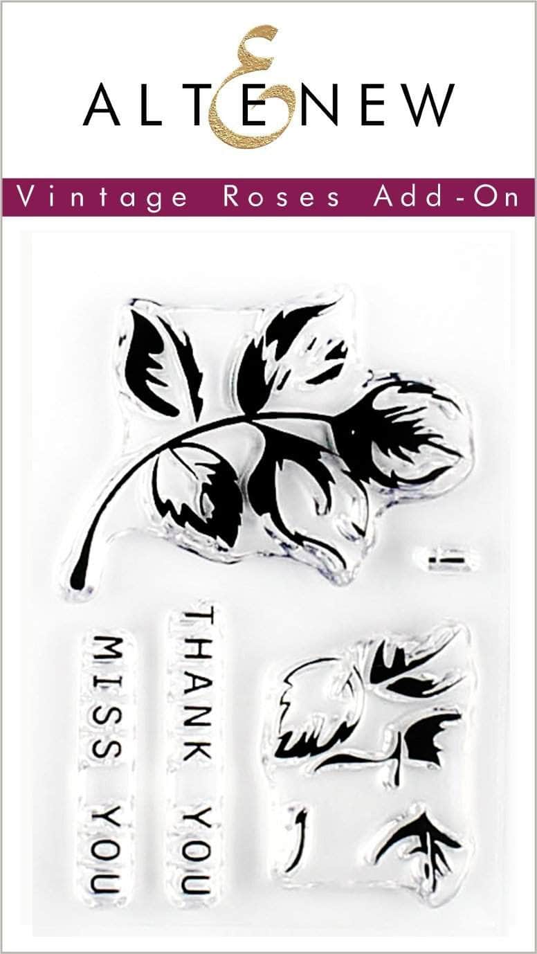 Photocentric Clear Stamps Vintage Roses Add-On Stamp Set