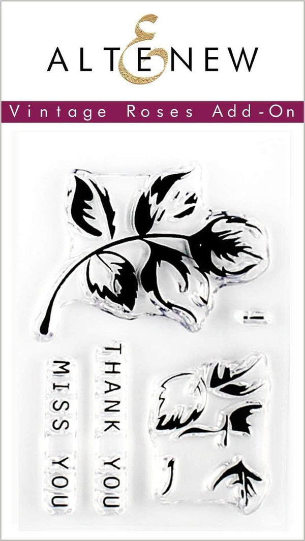 Photocentric Clear Stamps Vintage Roses Add-On Stamp Set