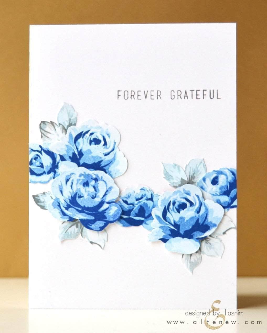 PMA Industries, Inc. Clear Stamps Vintage Roses Stamp Set