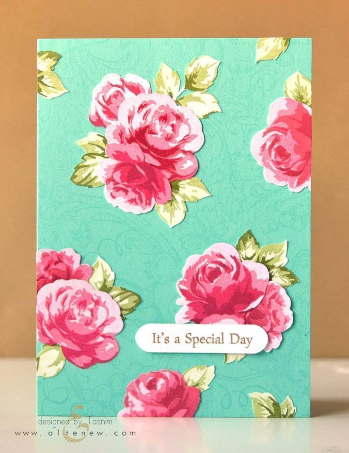 PMA Industries, Inc. Clear Stamps Vintage Roses Stamp Set