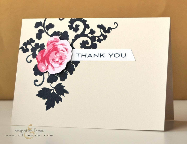 PMA Industries, Inc. Clear Stamps Vintage Roses Stamp Set