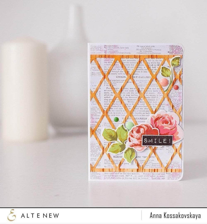 PMA Industries, Inc. Clear Stamps Vintage Roses Stamp Set