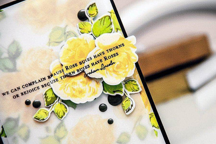 PMA Industries, Inc. Clear Stamps Vintage Roses Stamp Set