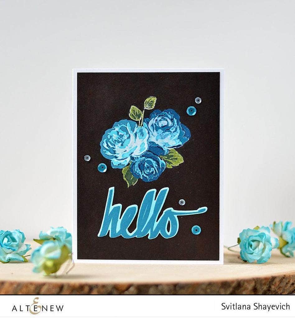 PMA Industries, Inc. Clear Stamps Vintage Roses Stamp Set