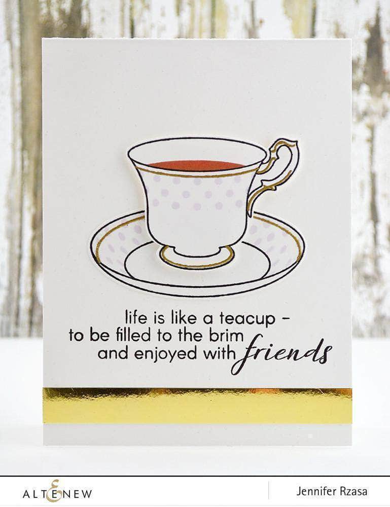 Photocentric Clear Stamps Vintage Teacup Stamp Set