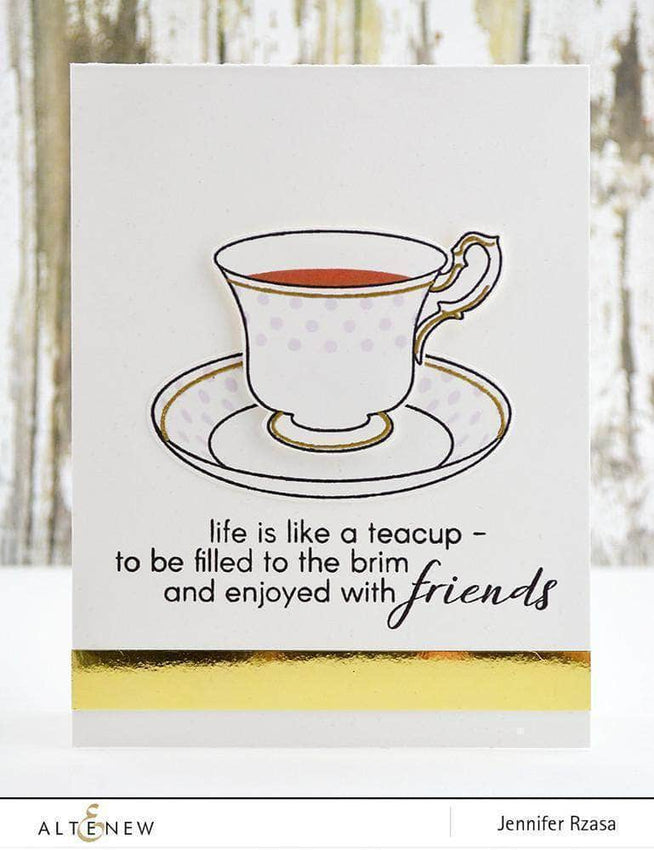 Photocentric Clear Stamps Vintage Teacup Stamp Set