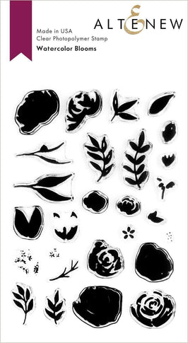 Photocentric Clear Stamps Watercolor Blooms Stamp Set