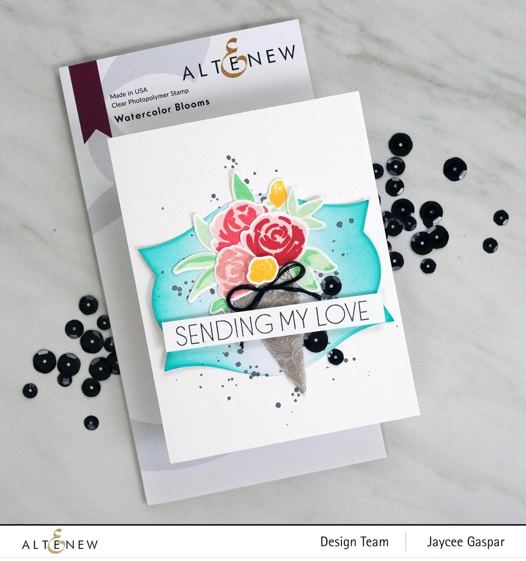 Photocentric Clear Stamps Watercolor Blooms Stamp Set