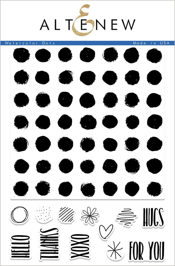 Photocentric Clear Stamps Watercolor Dots Stamp Set